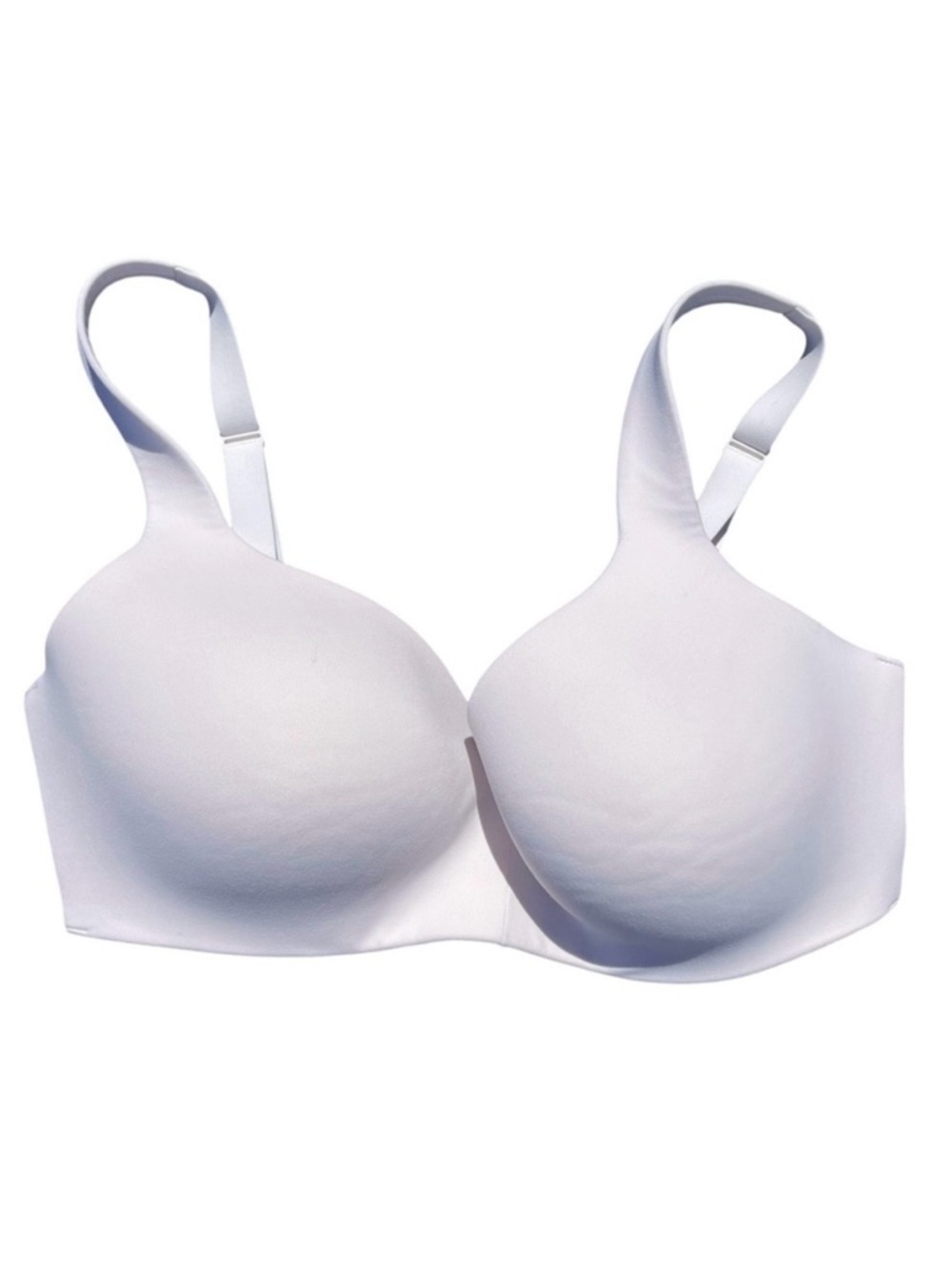 Athleta wireless comfort bra molded adjustable white 38DD plus size 38E